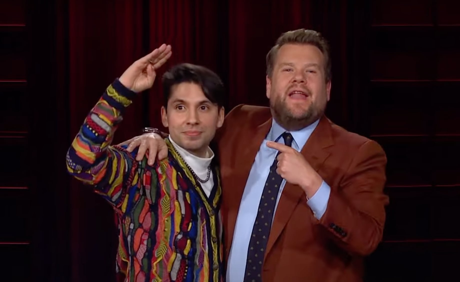 Fabrizio Copano y James Corden