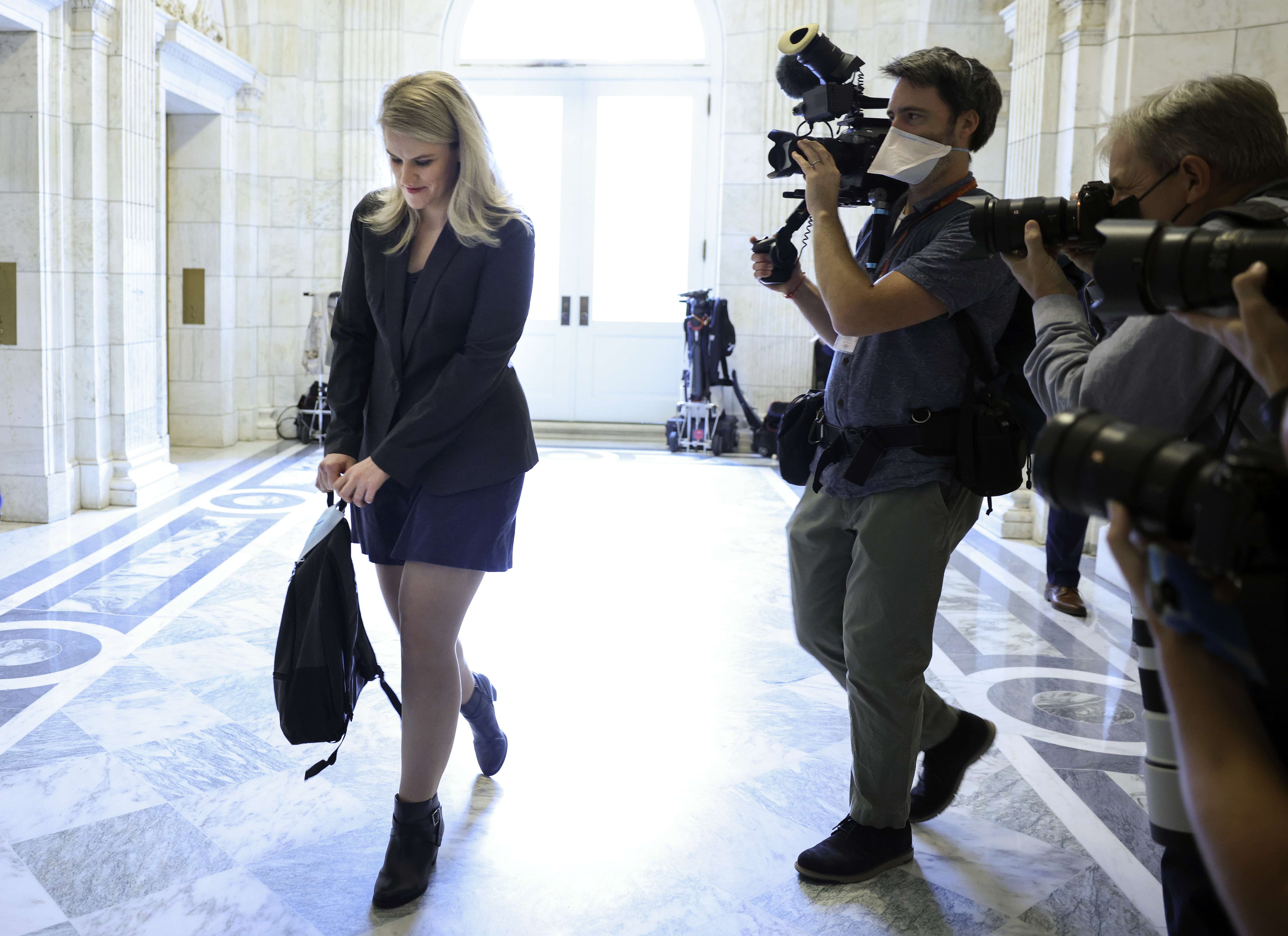 Facebook Whistler Blower Frances Haugen Testifies To Senate Committee