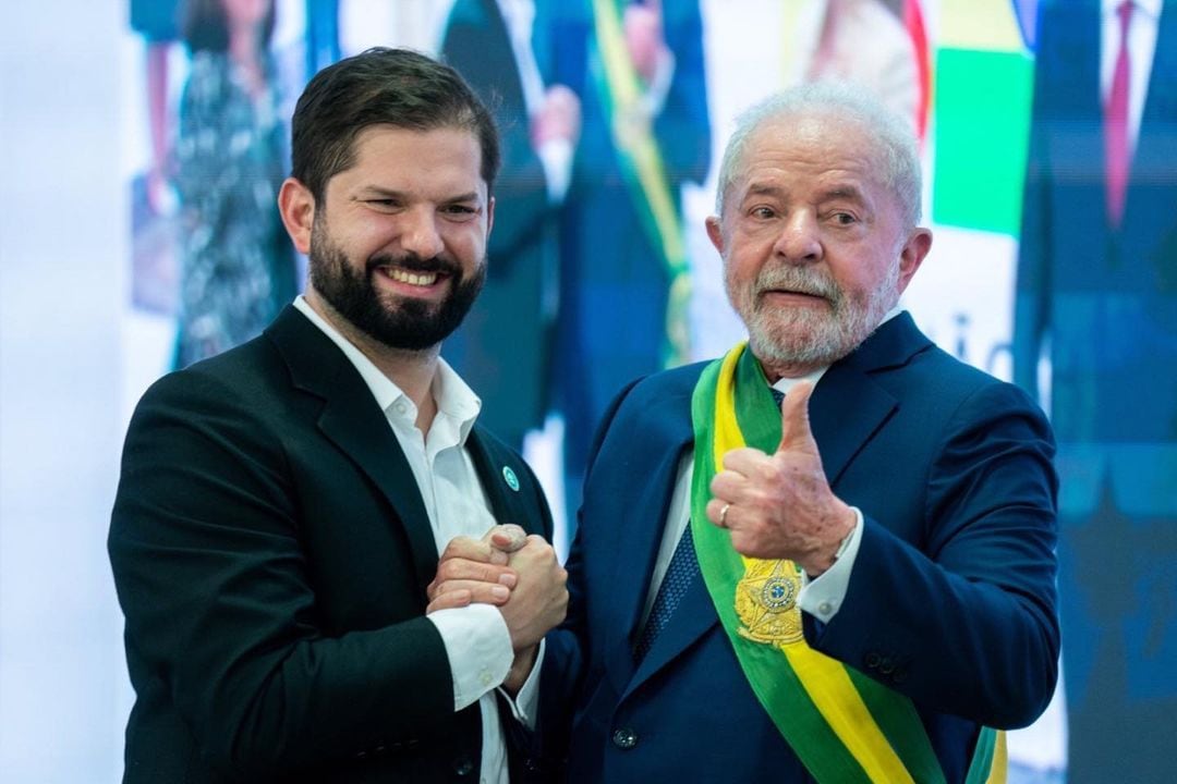 Boric con Presidente Lula