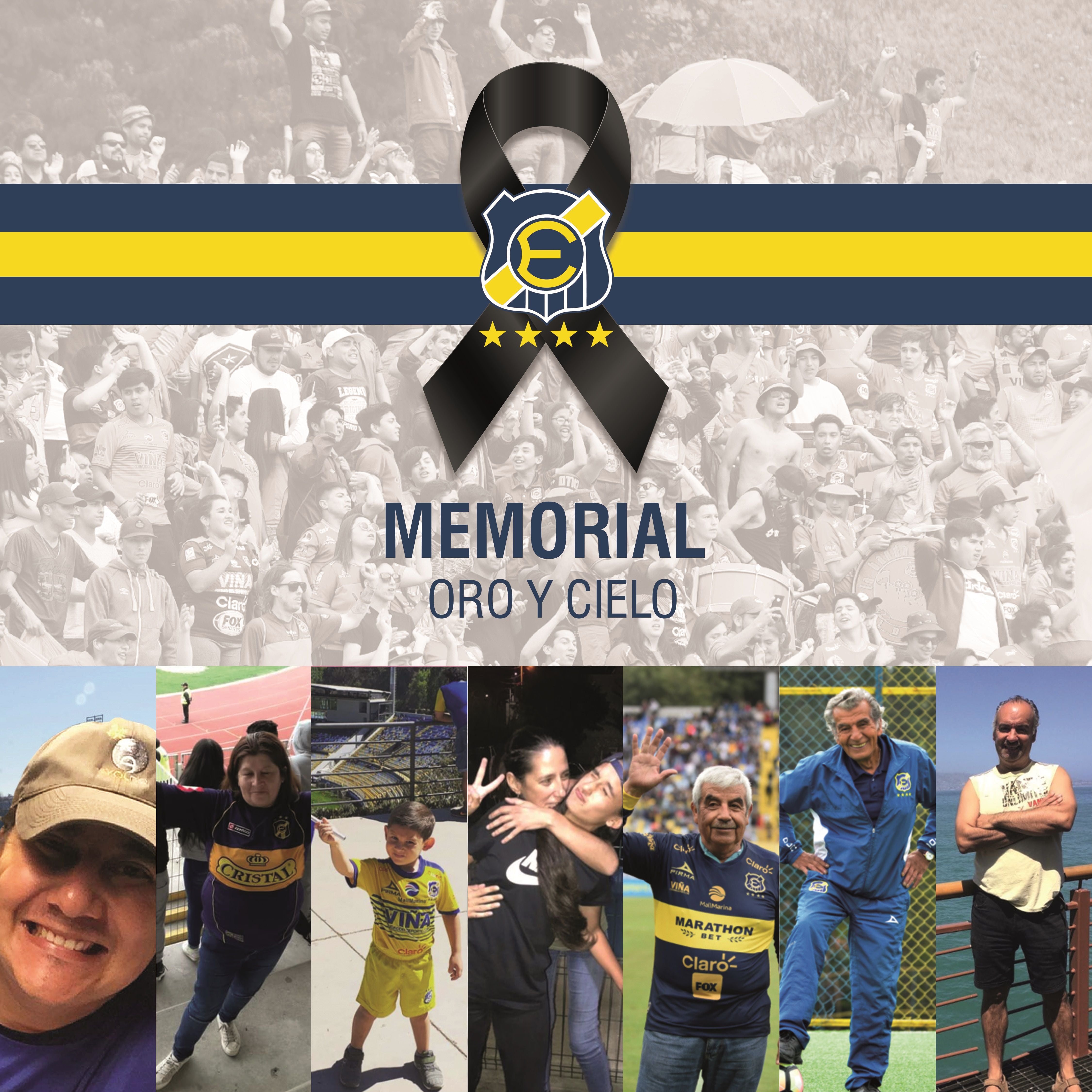 Logo del Memorial Oro y Cielo, de Everton.