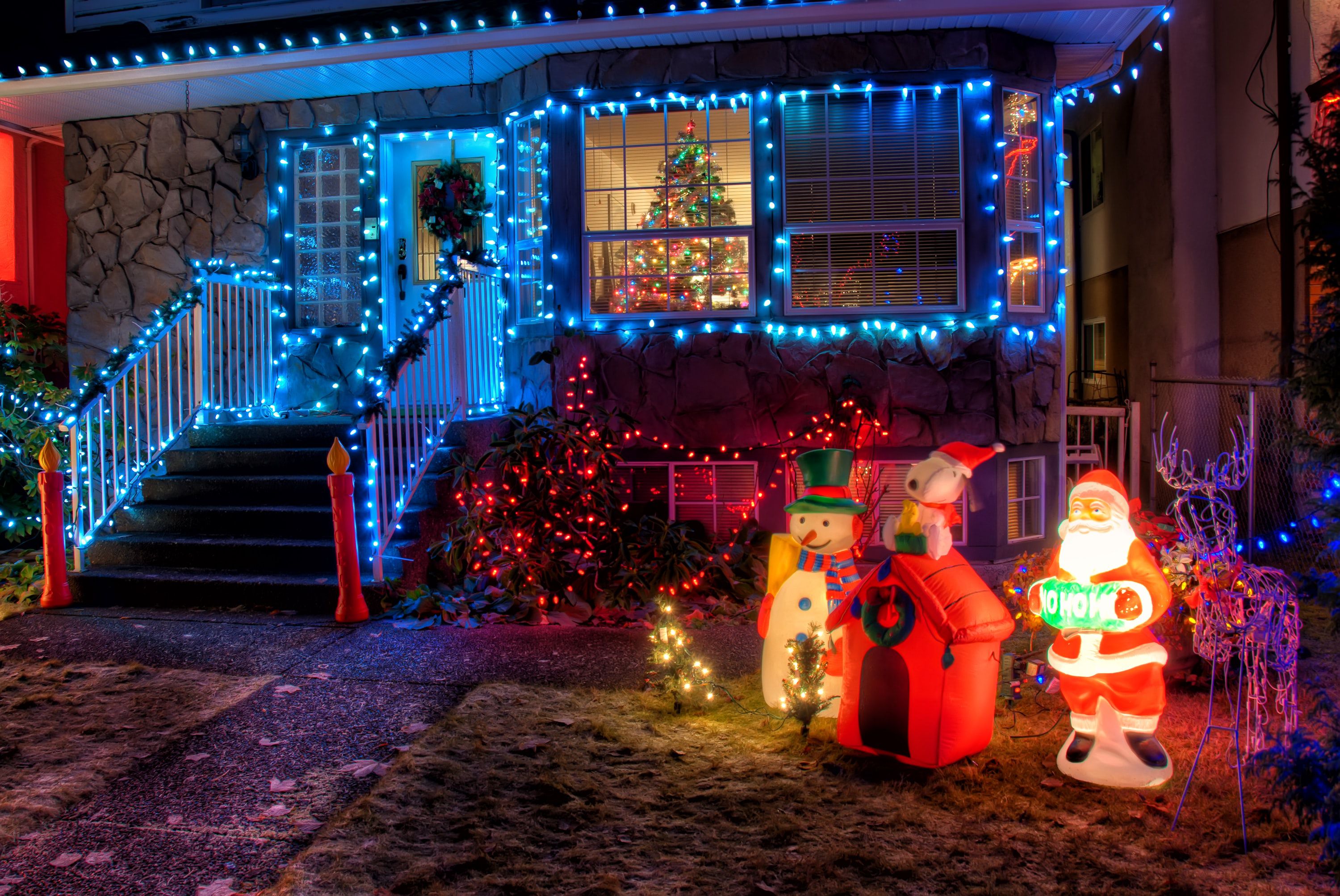 Luces de Navidad. (Foto referencial)