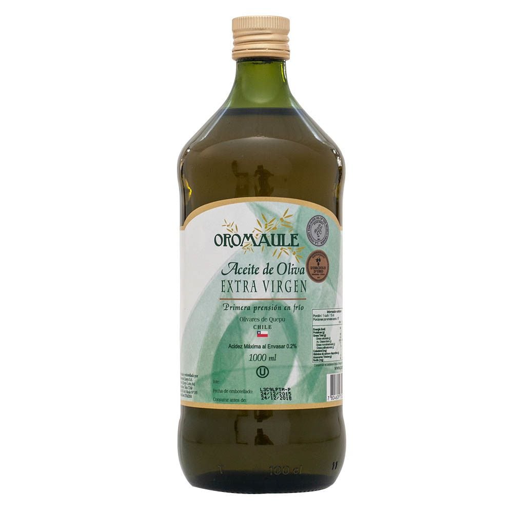 Aceite de olvia extra virgen oro maule