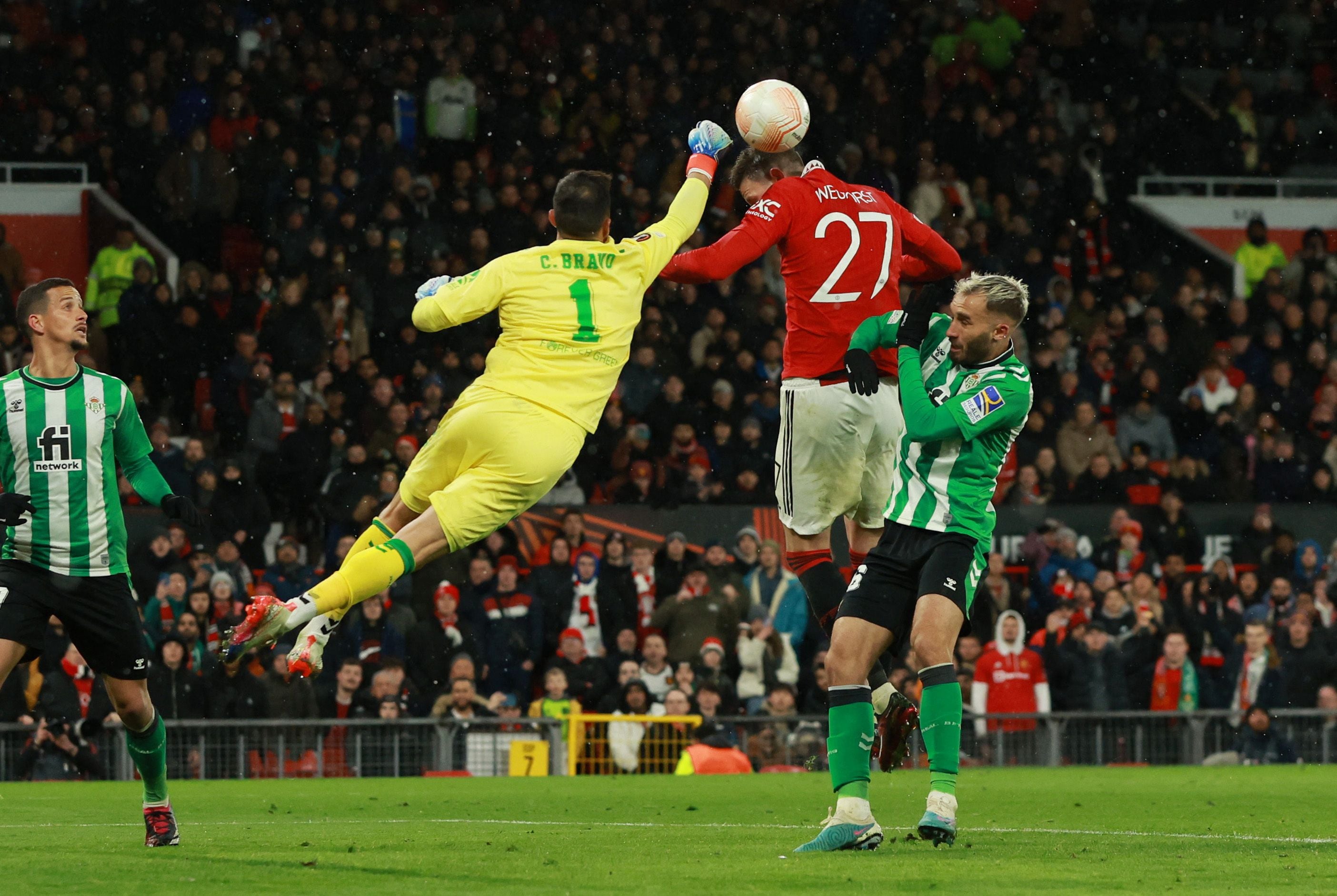 Europa League - Round of 16 - First Leg - Manchester United v Real Betis