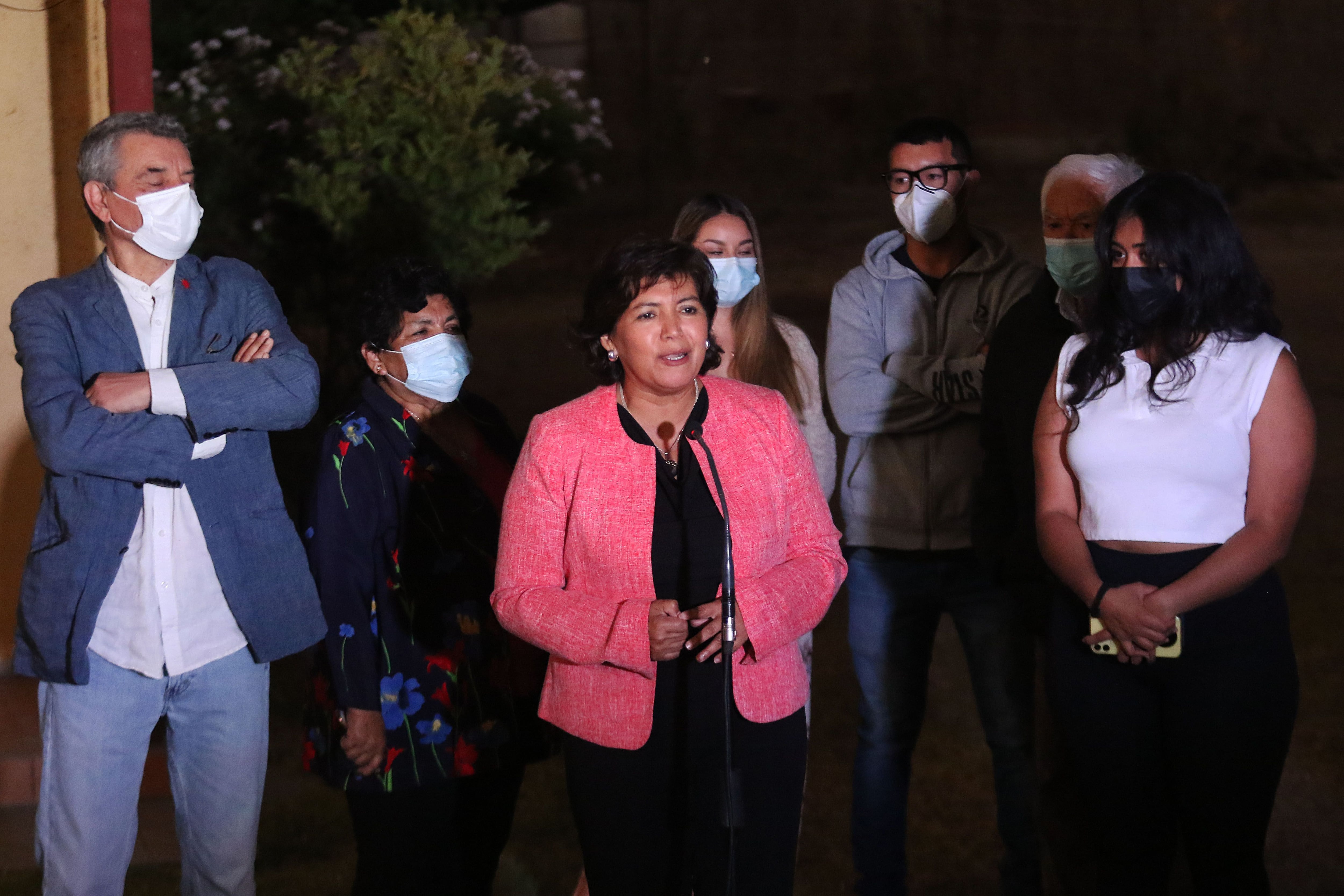 Desde su casa, en Vallenar, Yasna Provoste reconoció su derrota en las elecciones presidenciales.