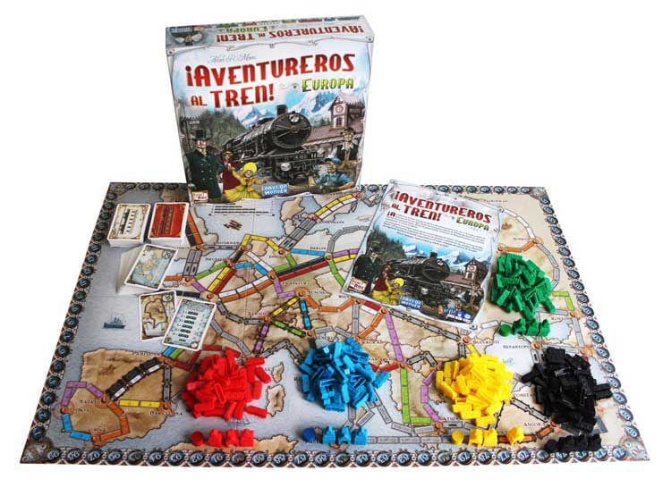 Aventureros al tren juego de mesa