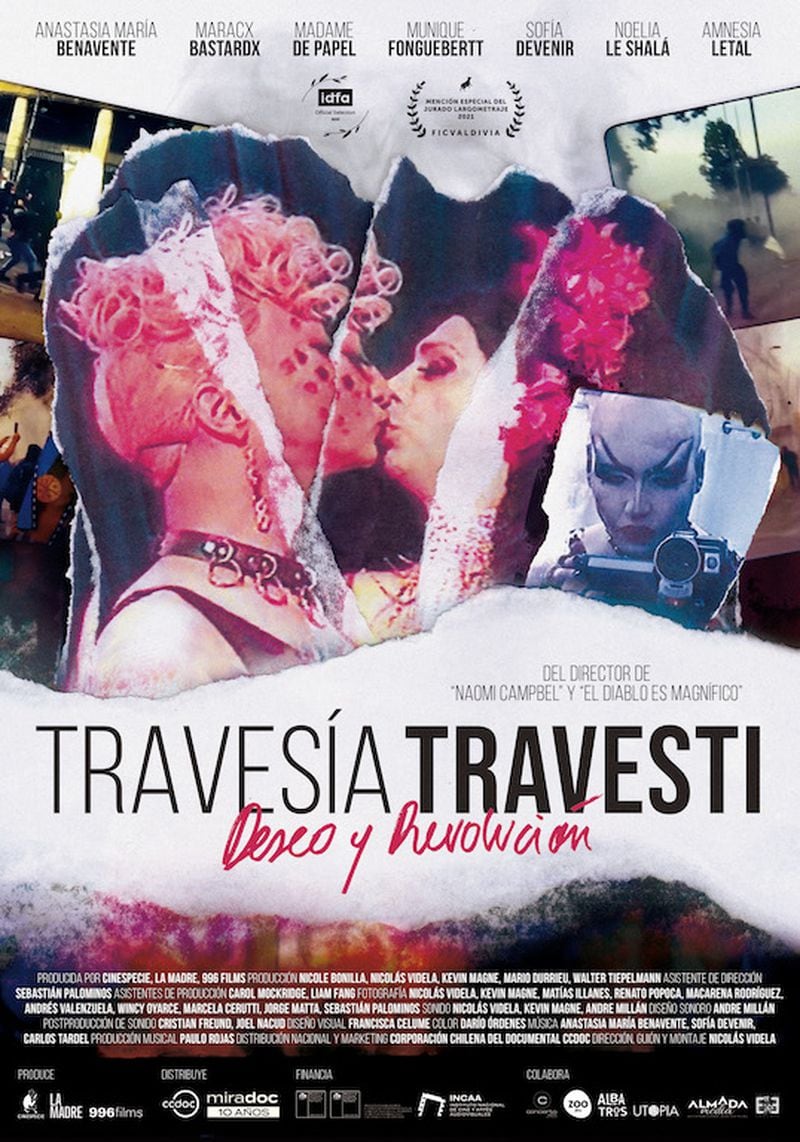 Afiche de Travesía Travesti, documental del director Nicolás Videla