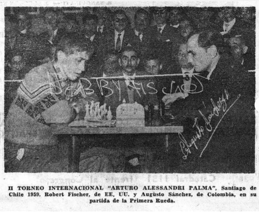 Bobby Fischer y Augusto Sánchez