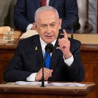 Netanyahu sobre protestas por su discurso ante el Congreso de EE.UU.: “Son unos tontos útiles de Irán”