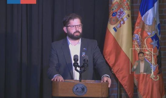 Boric homenaje a Salvador Allende