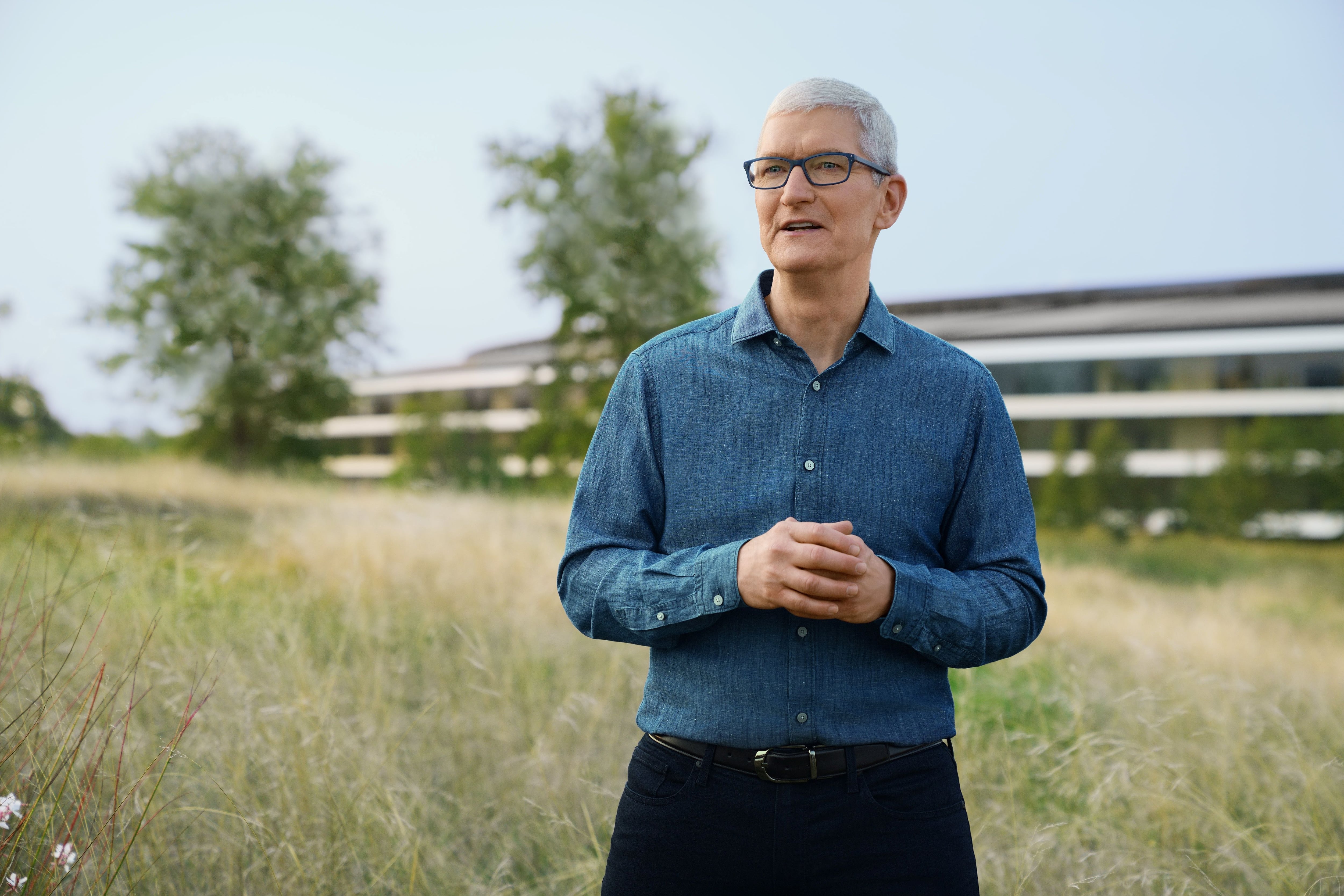 Apple's Unleashed 2021 event at Apple Park in Cupertino