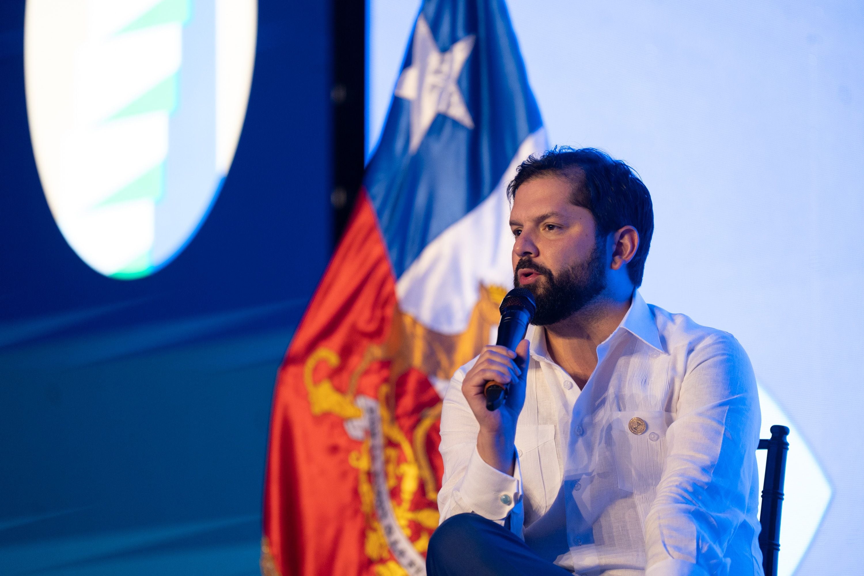 Presidente Boric en encuentro con jóvenes en el marco de la Cumbre Iberoamericana