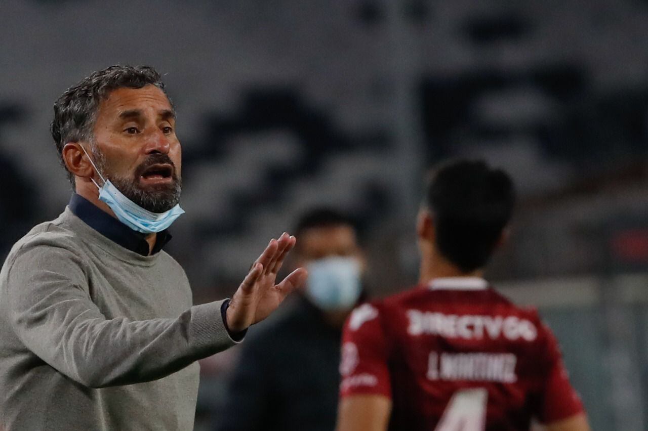 Miguel Ponce, durante el partido entre Colo Colo y La Serena