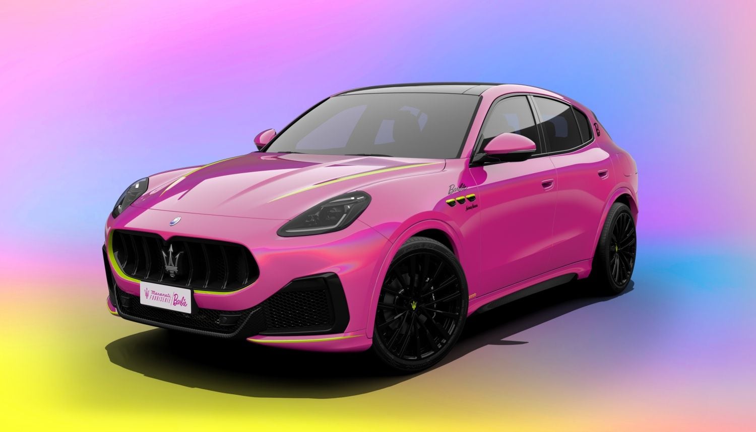 El nuevo auto de Barbie es un Maserati Grecale