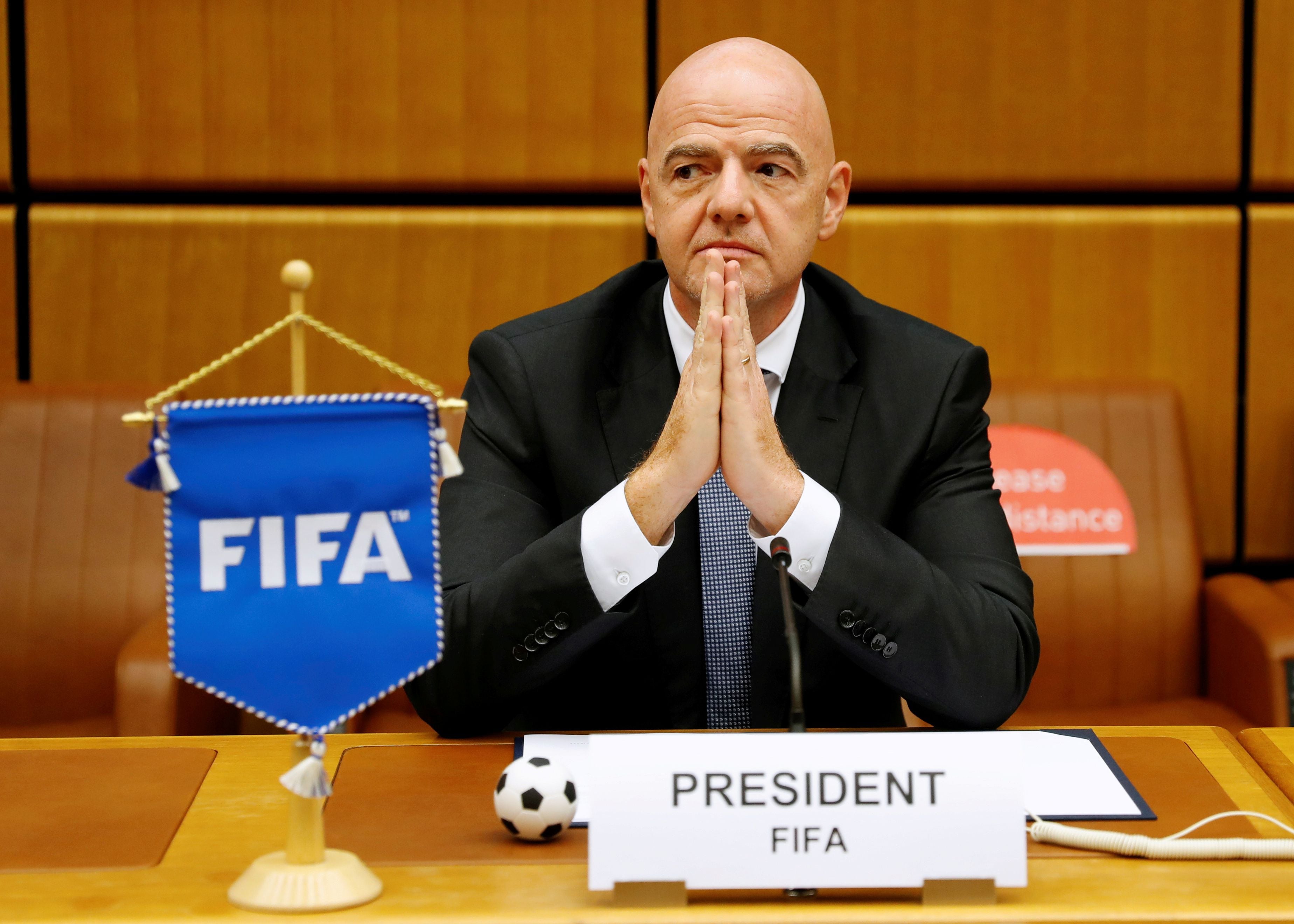 Gianni Infantino, presidente de la FIFA