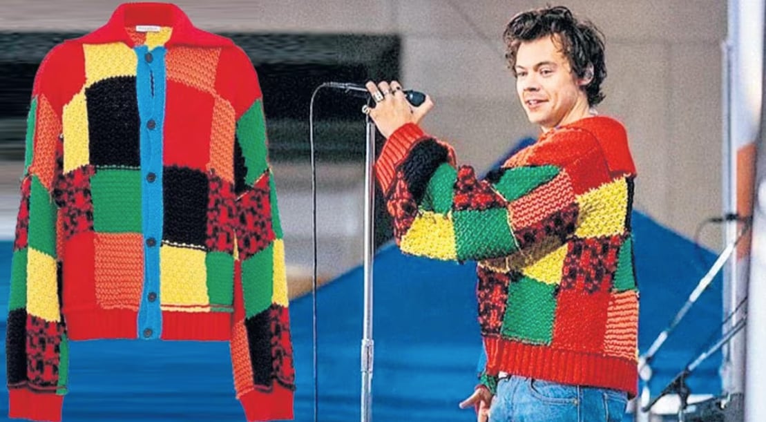 harry styles granny square