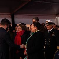 Presidente Boric y Bachelet se reencuentran en Talcahuano