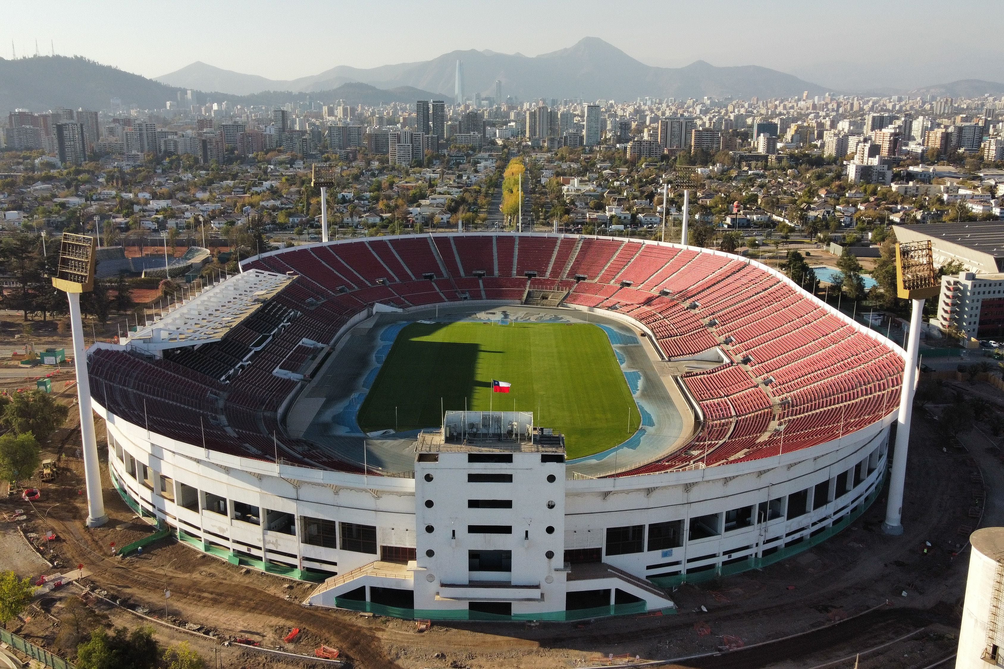 Trabajos en Estadio Nacional