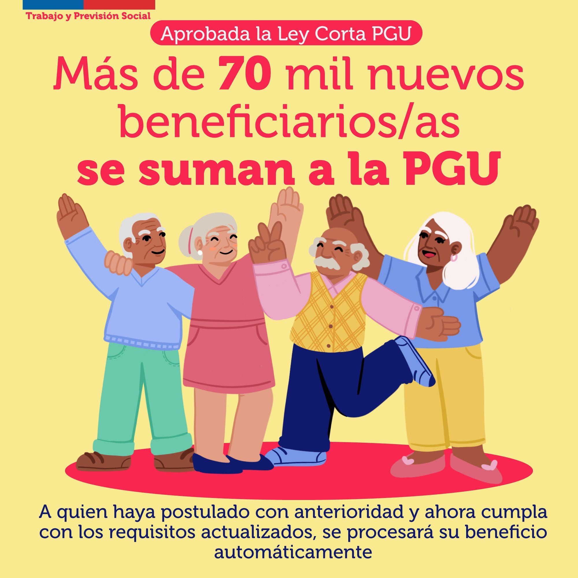 Nuevos beneficiarios PGU