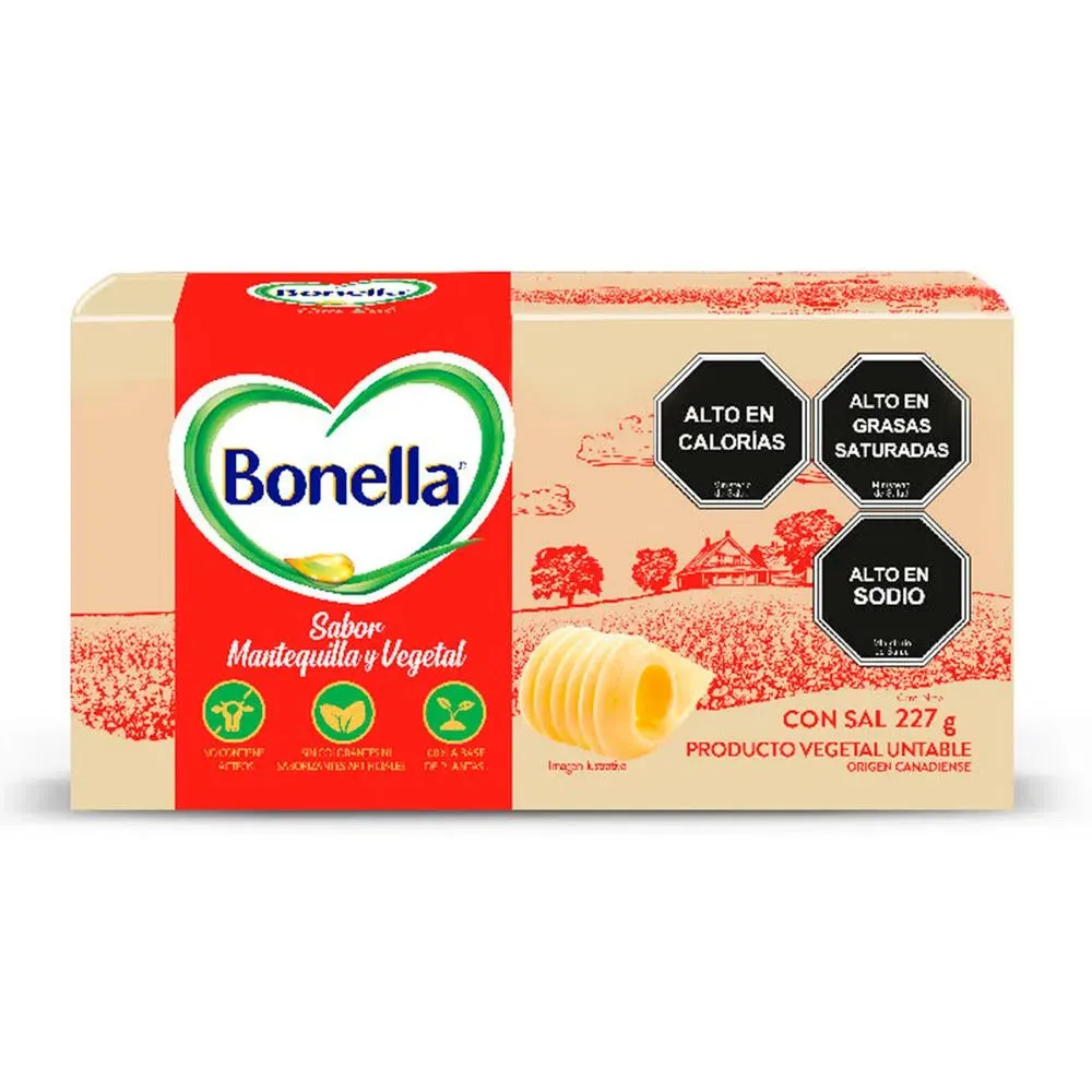 Mantequilla vegetal Bonella