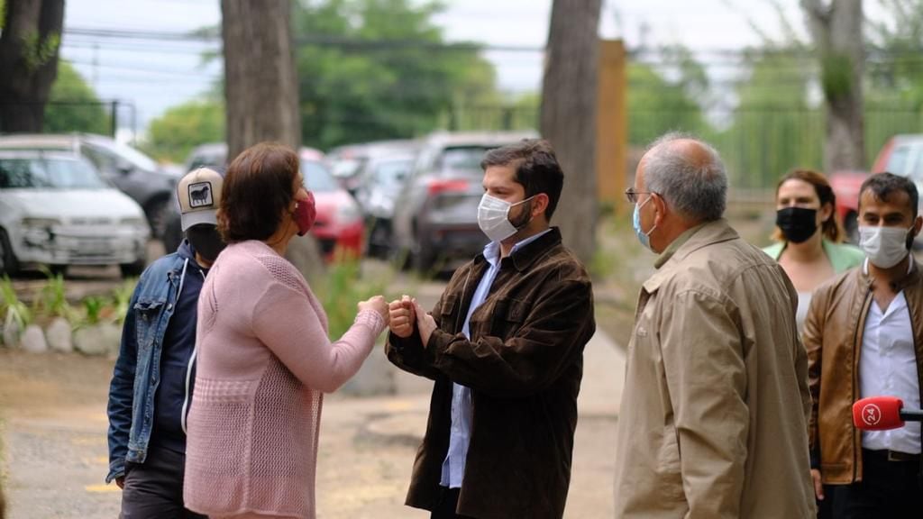 Gabriel Boric y Carolina Leitao