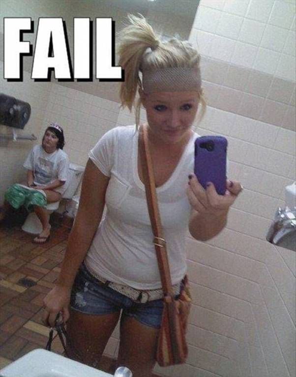 selfie fail