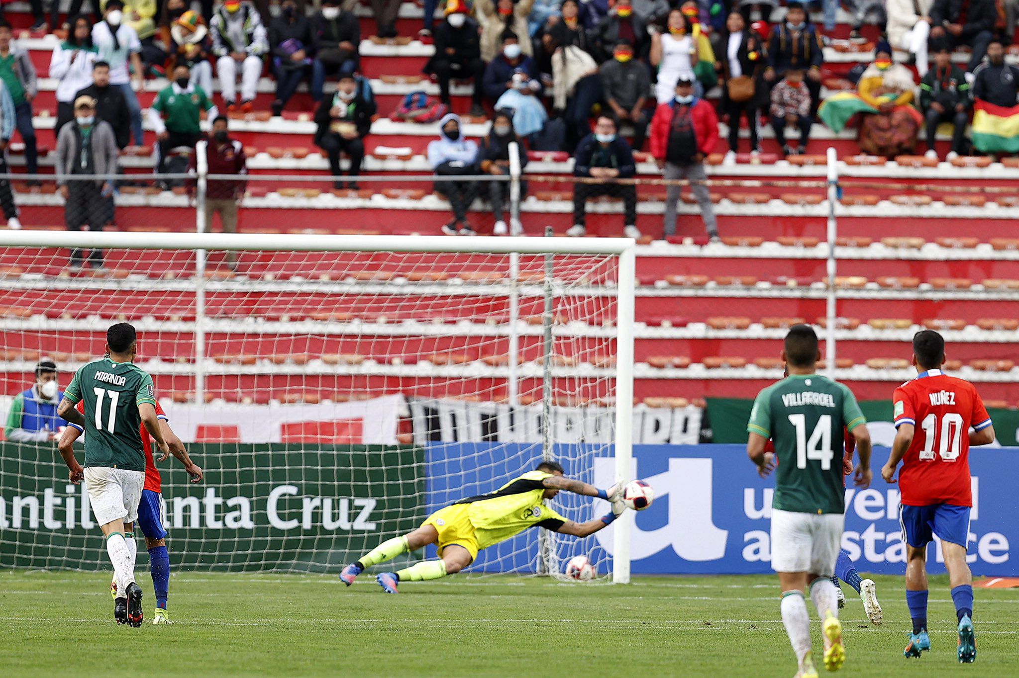 Brayan Cortés, Chile, Bolivia