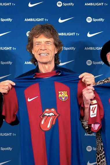La camiseta de los Rolling Stones arrasa en la web del FC