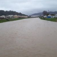 Sistema frontal: llaman a evacuar sectores de Concepción por amenaza de desborde de río Andalién