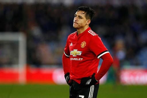 Alexis Sánchez en el Manchester United