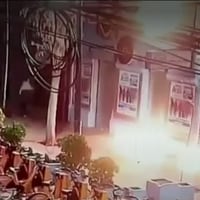 Investigan ataque con bomba molotov a local comercial del barrio Bellavista