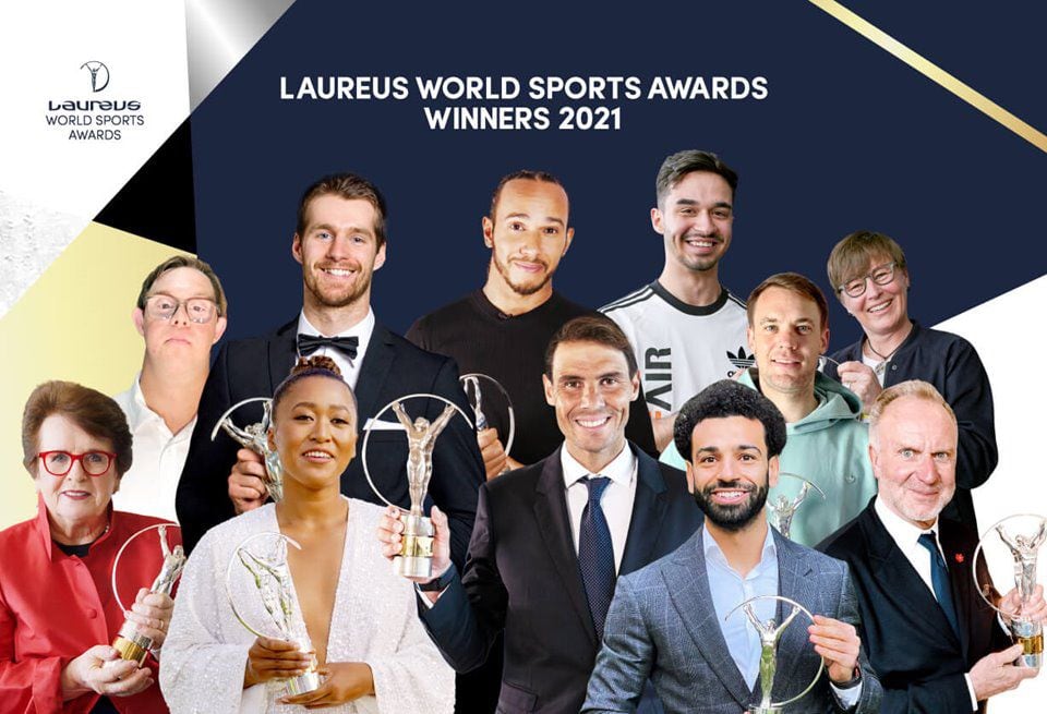 Naomi Osaka y Rafael Nadal destacaron como los mejores del año en los premios Laureus.