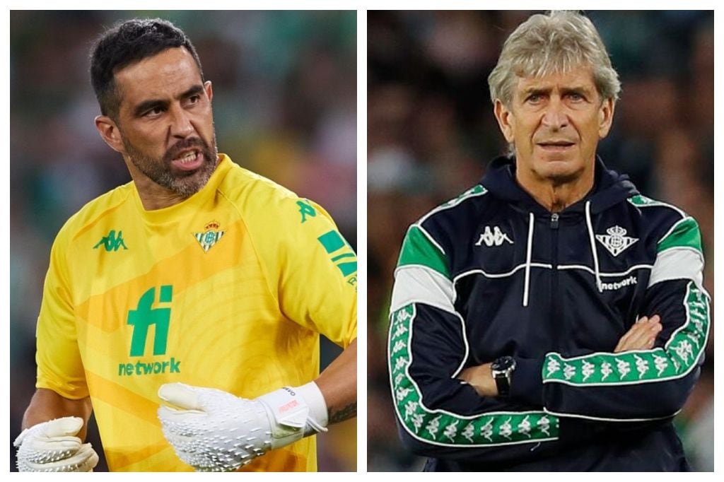 Claudio Bravo y Manuel Pellegrini