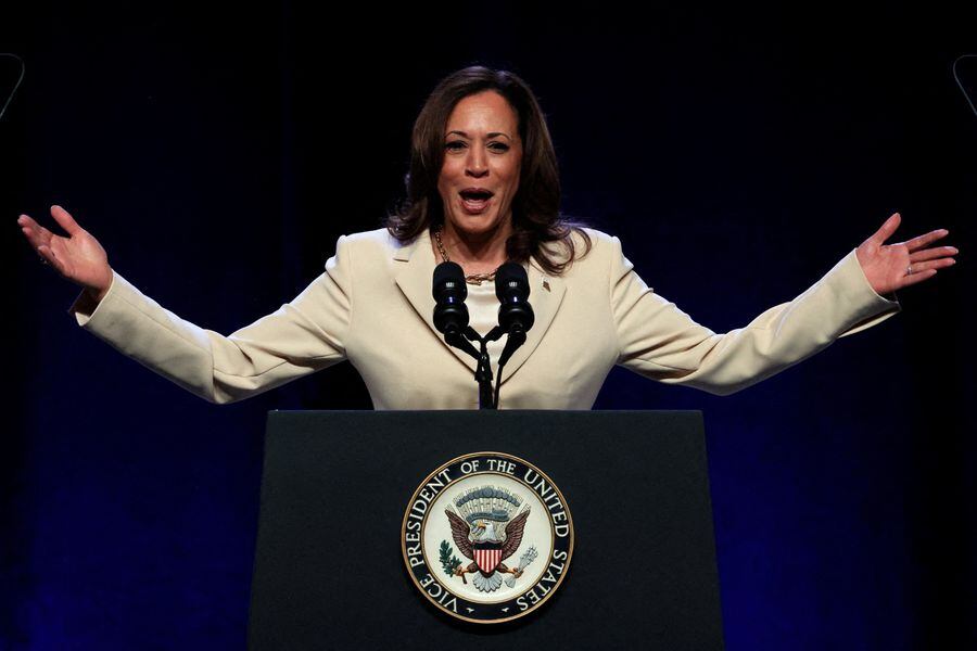 Las posibilidades de Kamala Harris de ser candidata y ganar - La Tercera