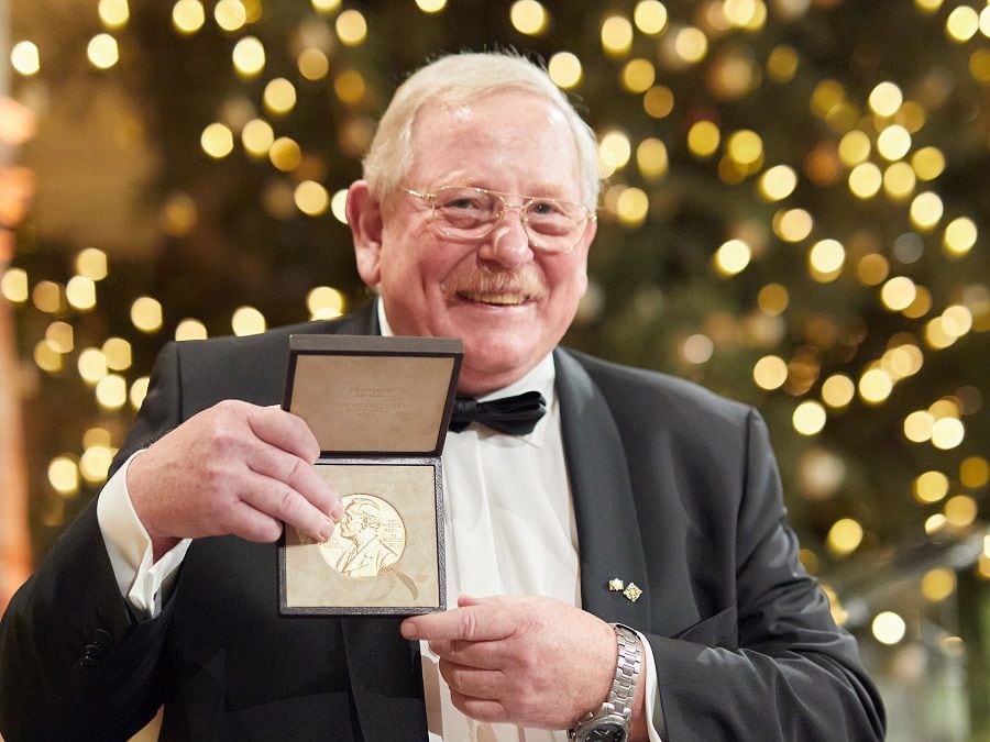 Astrophysiker Reinhard Genzel erhaelt den Physik Nobelpreis am 08.12.2020 in der Staatskanzlei in Muenchen. Nobelpreis