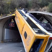 Un aparatoso accidente de autobús en Cataluña causó decenas de heridos