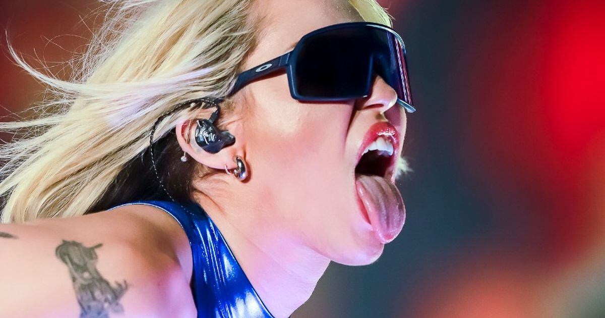 Miley Cyrus Xxx Vid - La noche de Miley Cyrus: una diva elÃ©ctrica y rockera suelta en Cerrillos -  La Tercera