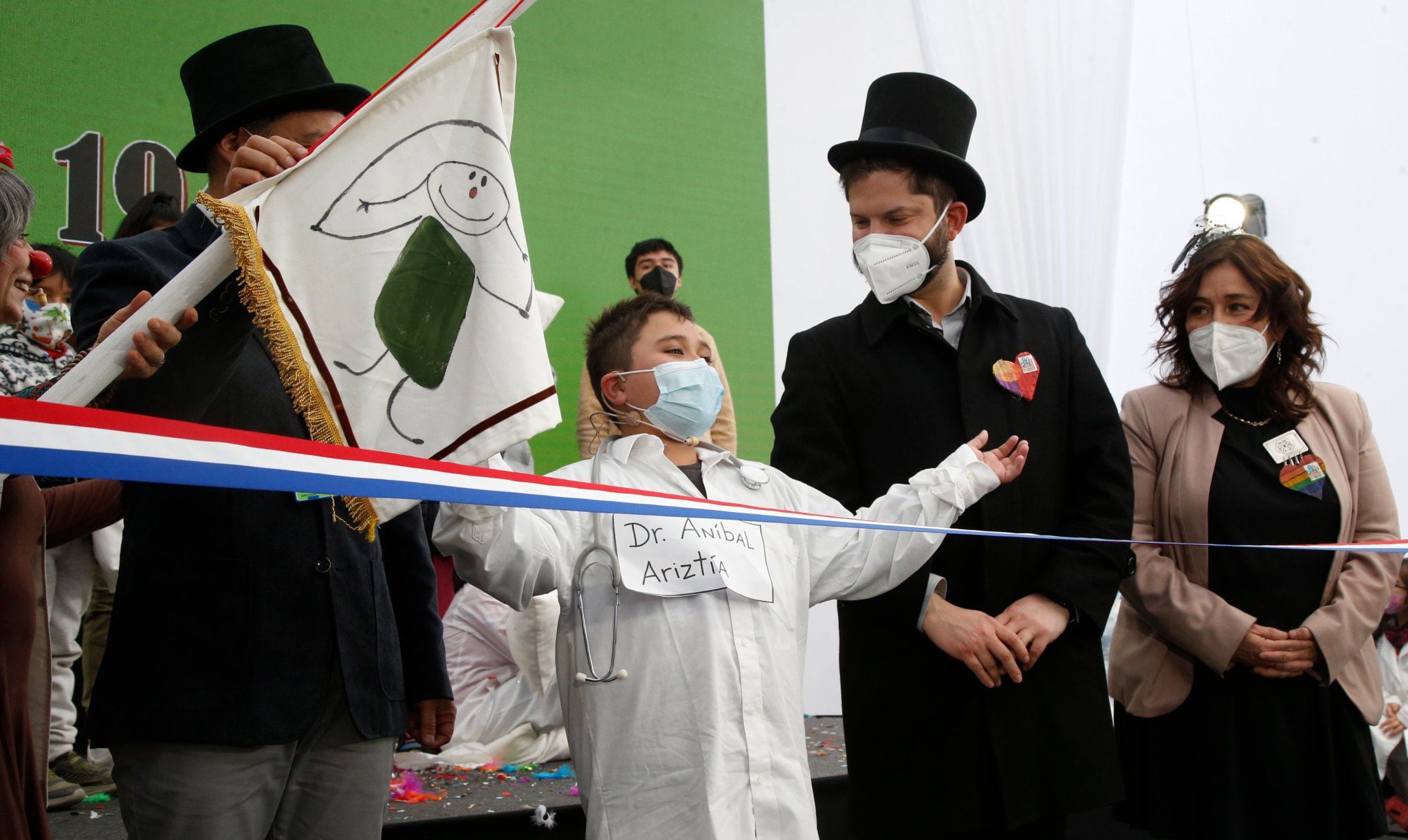 El Presidente Gabriel Boric en el 80° aniversario del Hospital Calvo Mackenna.