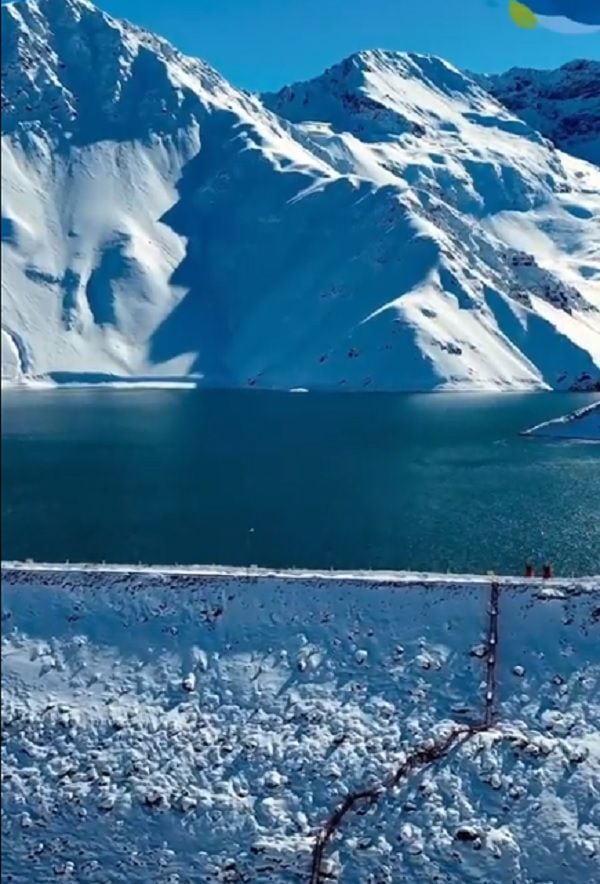 Video muestra la asombrosa recuperación del embalse El Yeso debido a las últimas lluvias