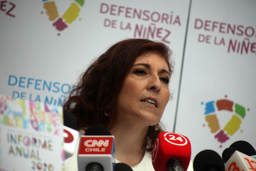 La Defensora de la Niñez, Patricia Muñoz.