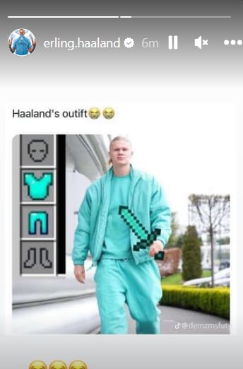 Erling Haaland, Minecraft