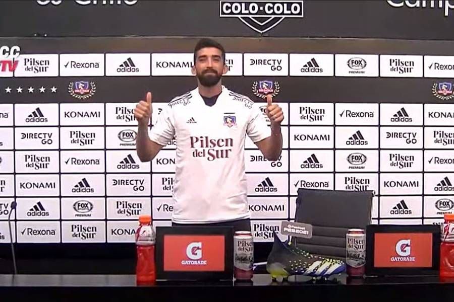 Emiliano Amor fue presentado como nuevo refuerzo de Colo Colo.