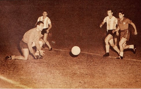 Chile-Argentina, campeonato sudamericano 1955. La Tragedia del Estadio Nacional