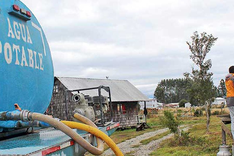 Falta de agua golpea a la Región de Los Lagos La Tercera