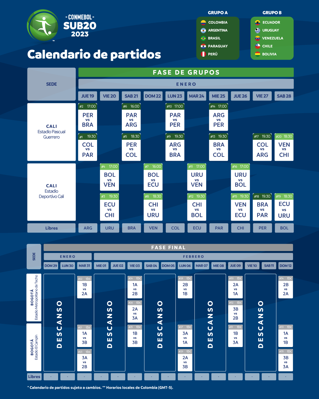 Así terminó la tercera fecha del CONMEBOL Sub 20 Fútbol Playa - Chile 2023