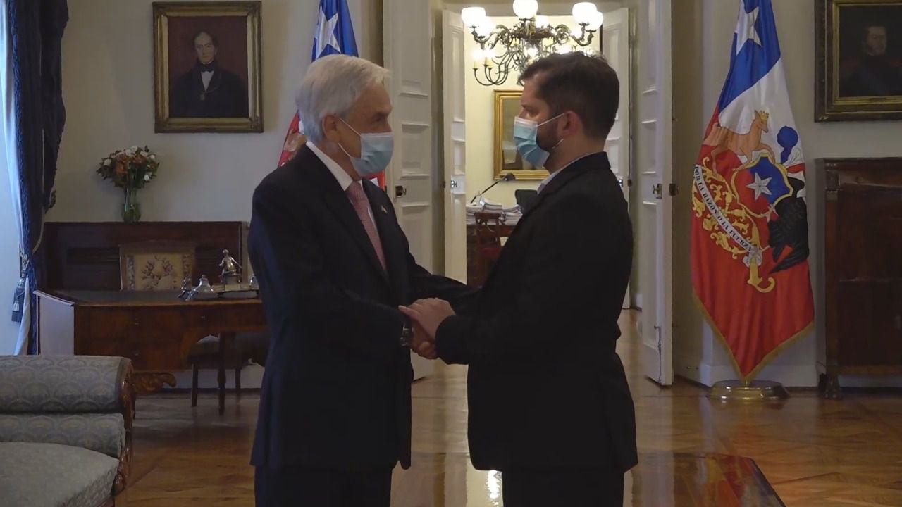 Sebastián Piñera y Gabriel Boric