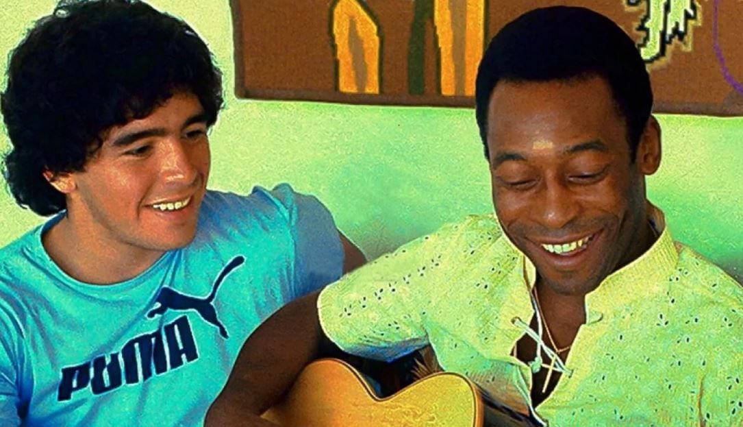 Maradona y Pelé