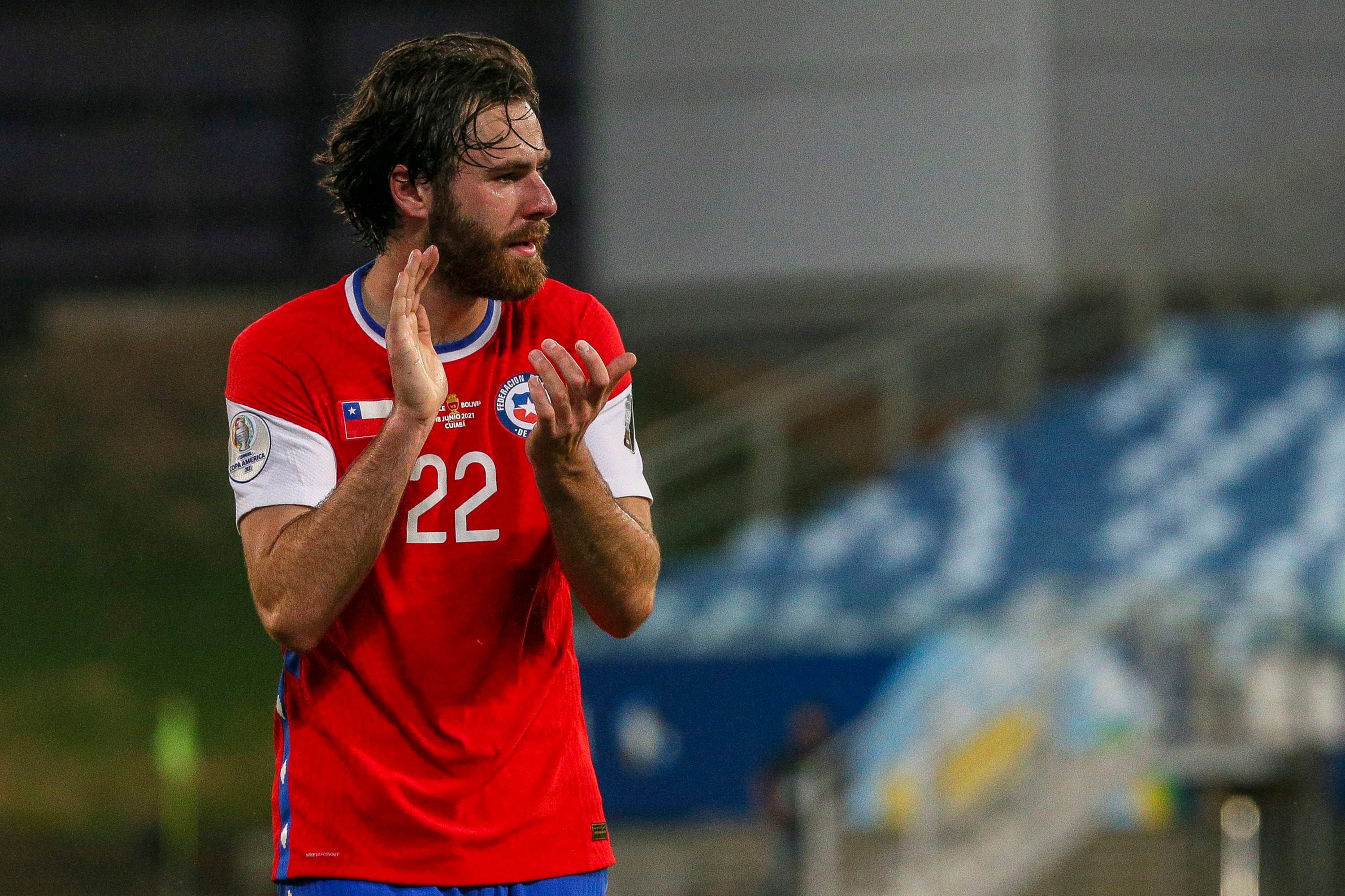 Ben Brereton Díaz anotó el gol del triunfo de Chile ante Bolivia.