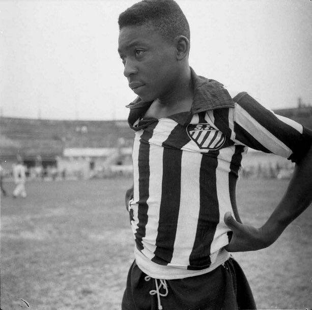 Pelé joven