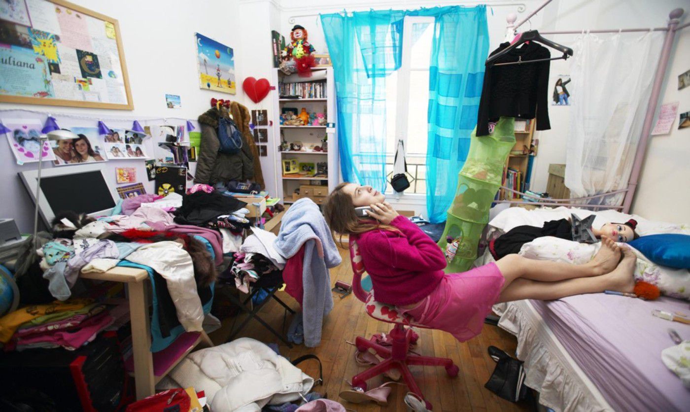 Habitación pieza dormitorio desordenado orden desorden adolescente