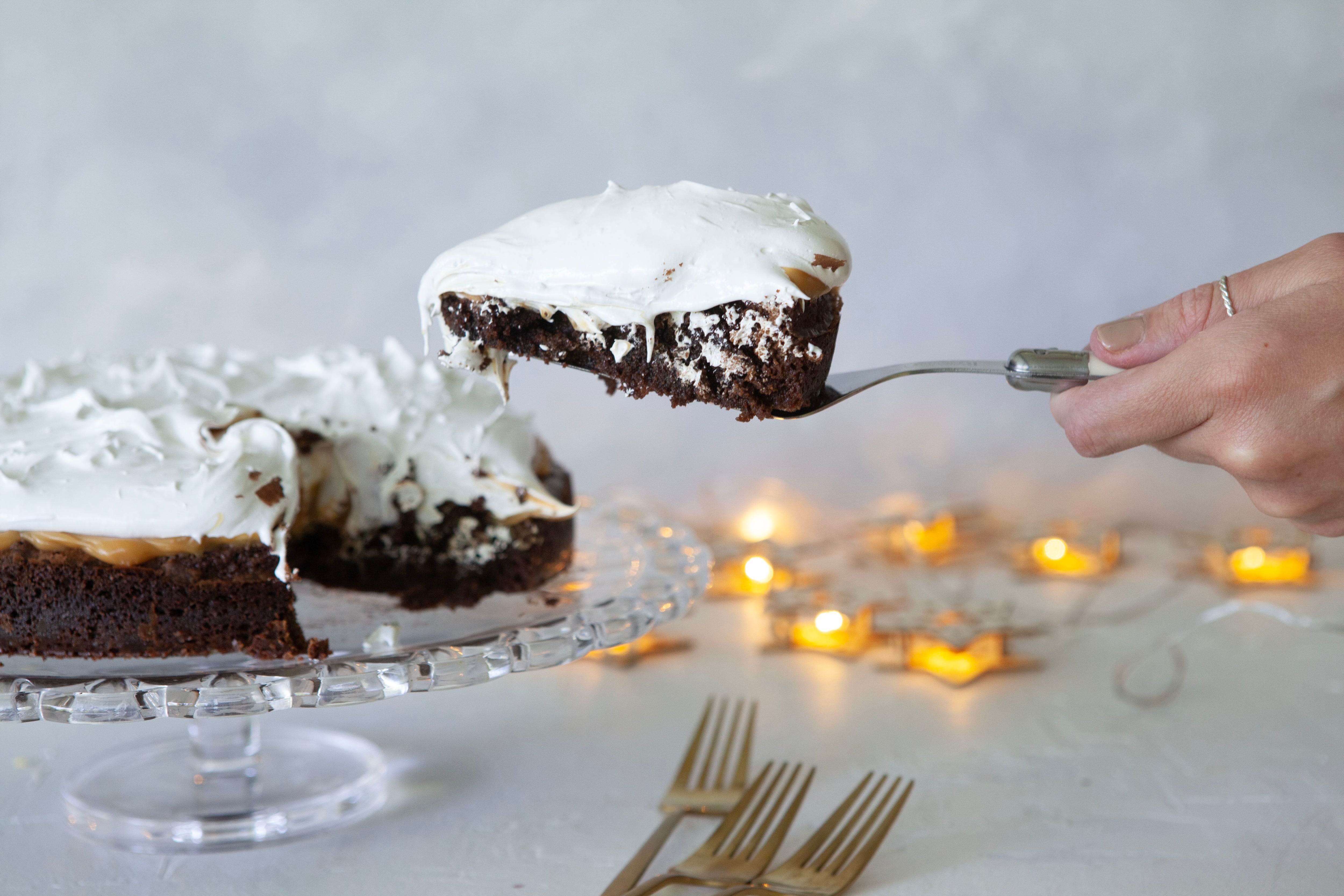 torta de brownie